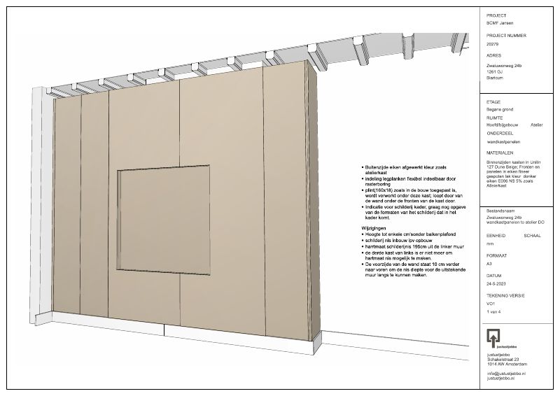 Wandkastpanelen to atelier DO